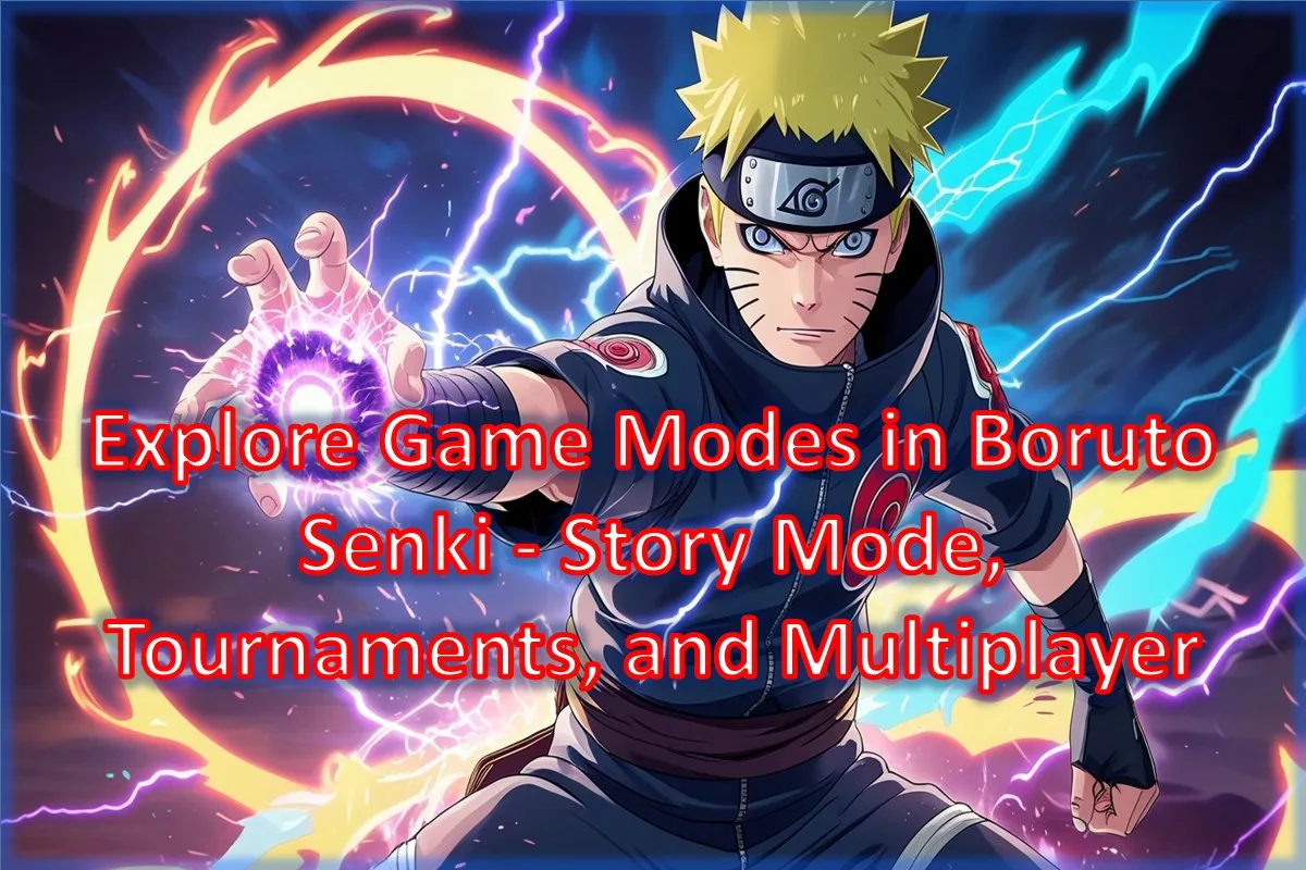 Explore Game Modes in Boruto Senki - Story Mode, Tournaments, and Multiplayer